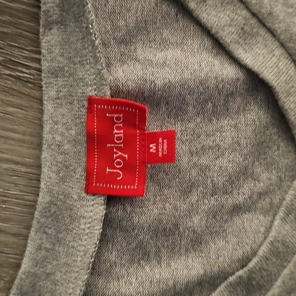 Joyland Gray Cactus Print Sweater - Picture 3 of 4